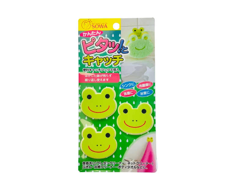 日本製SOWA創和魔鬼氈掛勾3入組