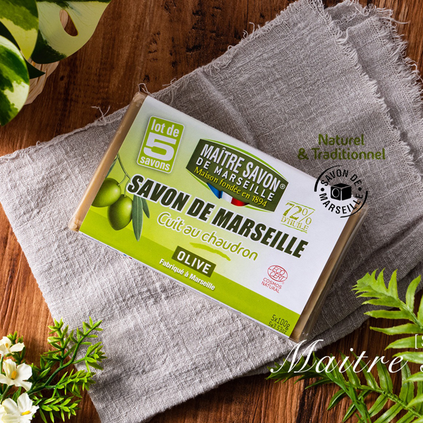 法國玫翠思傳統經典橄欖馬賽皂(不含棕櫚油)100g*5入