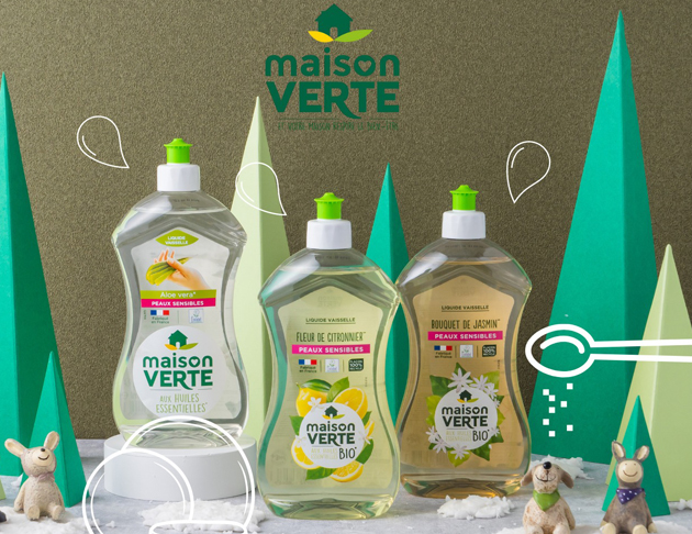 法國<綠墅>Maison Verte精油洗碗精